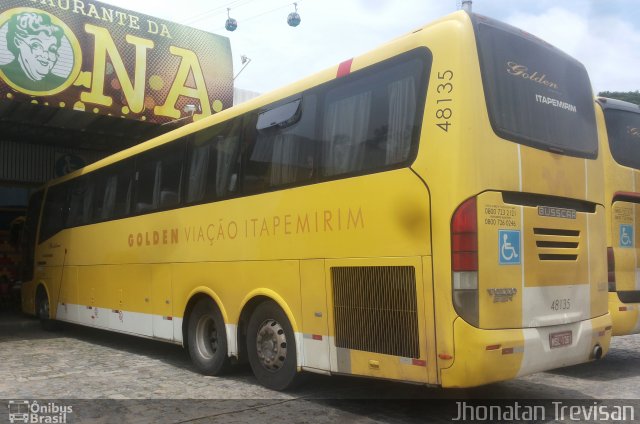 Viação Itapemirim 48135 na cidade de Aparecida, São Paulo, Brasil, por Jhonatan Diego da Silva Trevisan. ID da foto: 5220705.