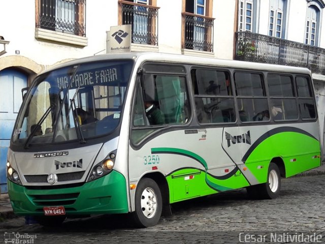 Turin Transportes 3250 na cidade de Ouro Preto, Minas Gerais, Brasil, por César Natividade. ID da foto: 5222434.