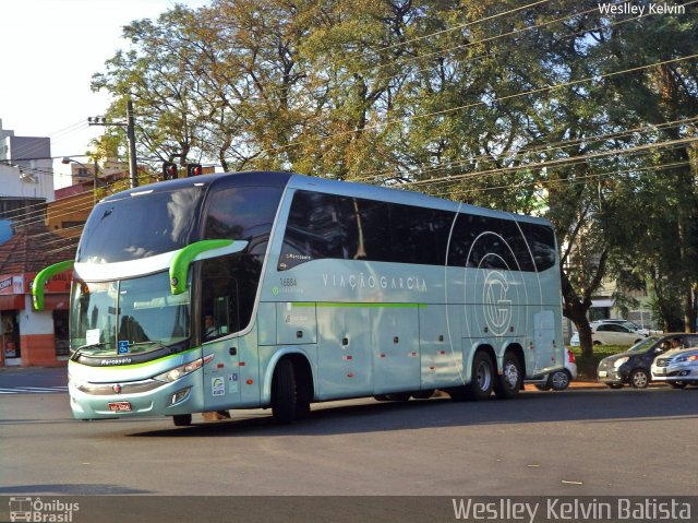 Viação Garcia 16884 na cidade de Sorocaba, São Paulo, Brasil, por Weslley Kelvin Batista. Número da foto: #5221766.