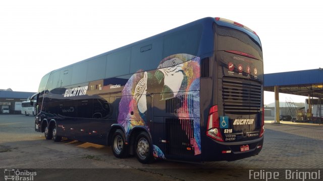 Eucatur - Empresa União Cascavel de Transportes e Turismo 5318 na cidade de Porto Alegre, Rio Grande do Sul, Brasil, por Felipe  Brignol. Número da foto: #5225906.