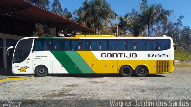 Empresa Gontijo de Transportes 17225 na cidade de Camanducaia, Minas Gerais, Brasil, por Wagner Jardim dos Santos. ID da foto: 5223829.