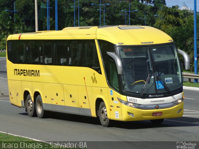 Viação Itapemirim 60725 na cidade de Salvador, Bahia, Brasil, por Ícaro Chagas. ID da foto: 5225511.