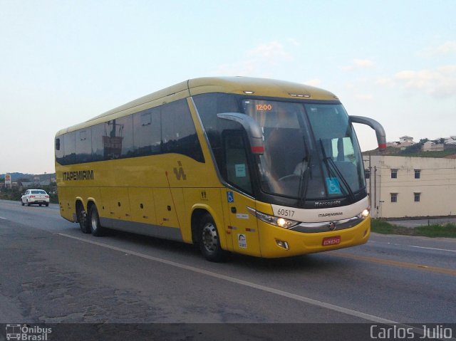 Viação Itapemirim 60517 na cidade de Casimiro de Abreu, Rio de Janeiro, Brasil, por Carlos Julio. ID da foto: 5223648.