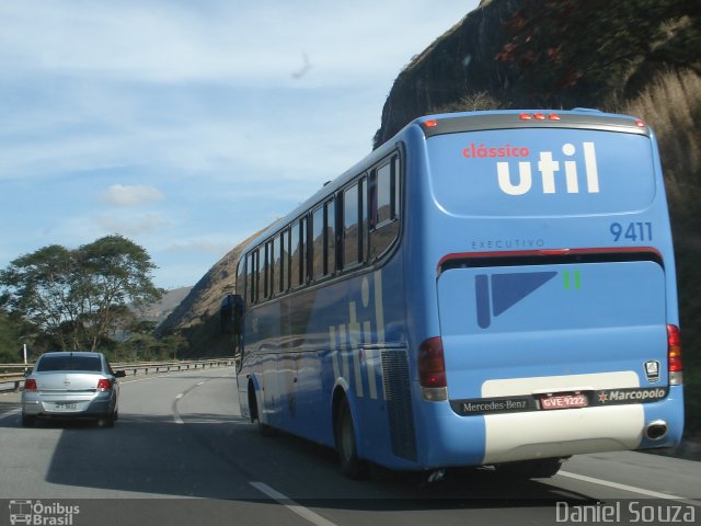 UTIL - União Transporte Interestadual de Luxo 9411 na cidade de Três Rios, Rio de Janeiro, Brasil, por Daniel Souza. Número da foto: #5226598.