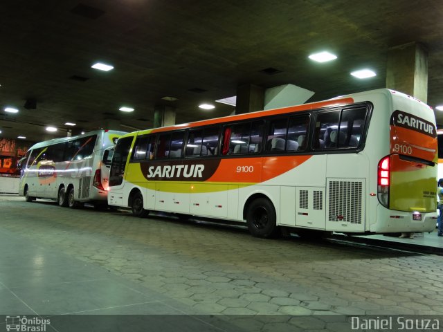 Saritur - Santa Rita Transporte Urbano e Rodoviário 9100 na cidade de Belo Horizonte, Minas Gerais, Brasil, por Daniel Souza. ID da foto: 5223727.