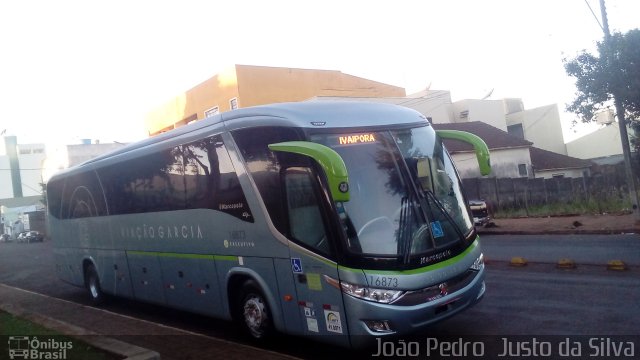 Viação Garcia 16873 na cidade de Ivaiporã, Paraná, Brasil, por João Pedro  Justo da Silva. Número da foto: #5223690.