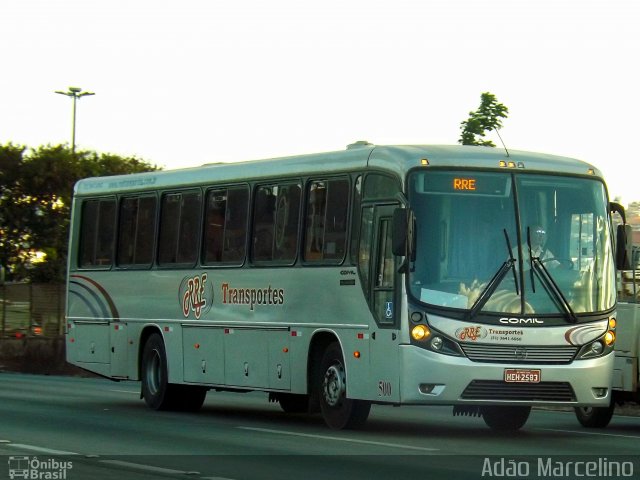 RRE Transportes 500 na cidade de Belo Horizonte, Minas Gerais, Brasil, por Adão Raimundo Marcelino. ID da foto: 5229525.