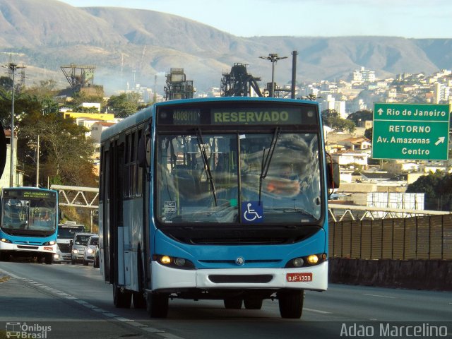 Ônibus Particulares 1330 na cidade de Belo Horizonte, Minas Gerais, Brasil, por Adão Raimundo Marcelino. ID da foto: 5229404.