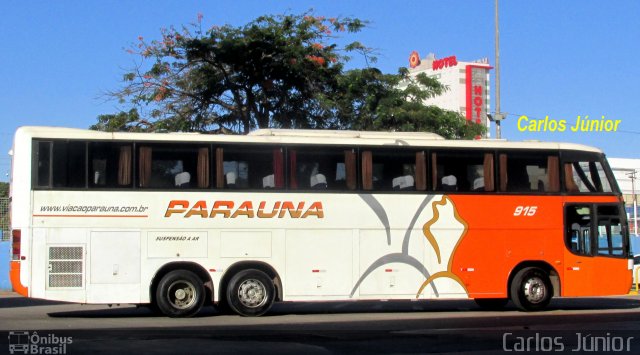 Viação Paraúna 915 na cidade de Goiânia, Goiás, Brasil, por Carlos Júnior. Número da foto: #5228002.
