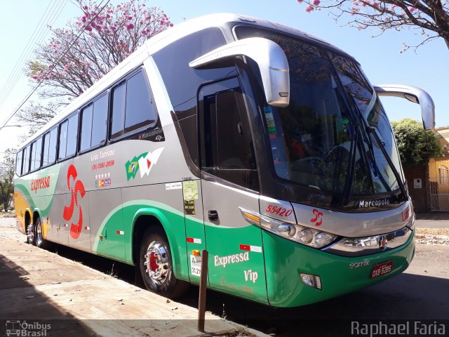 Expressa Turismo 55420 na cidade de Iporá, Goiás, Brasil, por Raphael Faria. Número da foto: #5226951.