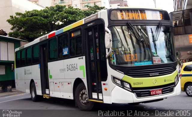 Viação Acari B42664 na cidade de Rio de Janeiro, Rio de Janeiro, Brasil, por Cristiano Soares da Silva. Número da foto: #5229632.