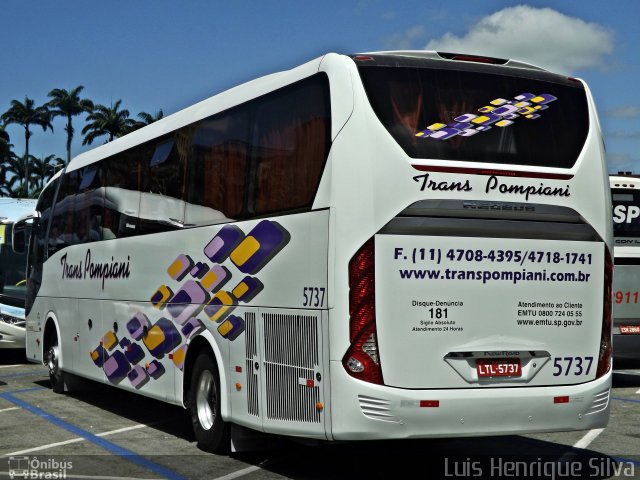 Trans Pompiani 5737 na cidade de Aparecida, São Paulo, Brasil, por Luis Henrique Silva. ID da foto: 5229926.