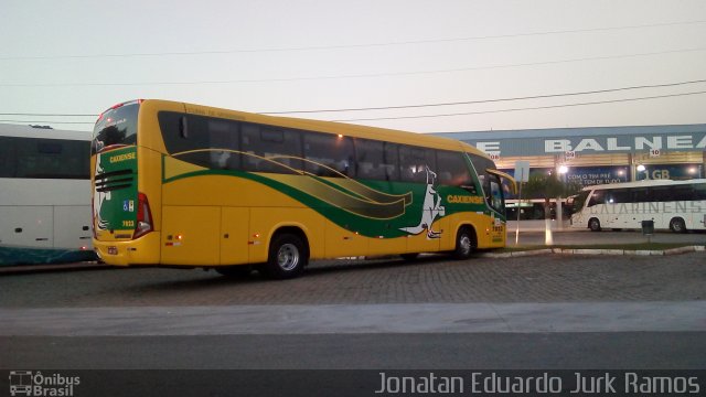 Expresso Caxiense 7023 na cidade de Balneário Camboriú, Santa Catarina, Brasil, por Jonatan Eduardo Jurk Ramos. ID da foto: 5228224.