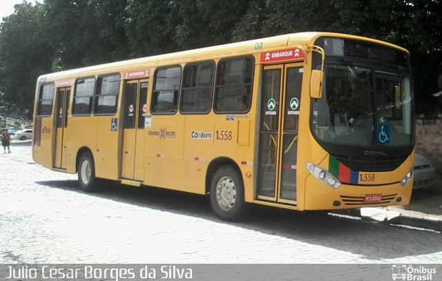 Itamaracá Transportes 1.558 na cidade de Paulista, Pernambuco, Brasil, por Júlio César Borges da Silva. ID da foto: 5228149.