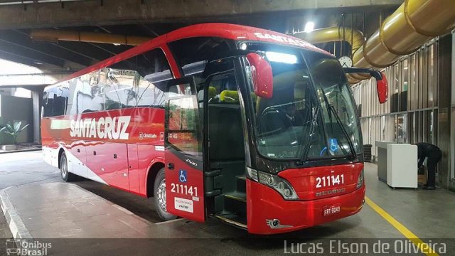 Viação Santa Cruz 211141 na cidade de São Paulo, São Paulo, Brasil, por Lucas Elson de Oliveira. Número da foto: #5230297.