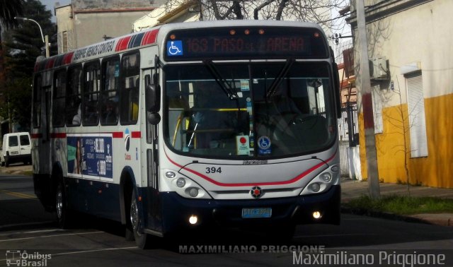 CUTCSA - Companhia Uruguaia de Transporte Coletivo 394 na cidade de , por Maximiliano Priggione  Maximilianopriggione. Número da foto: #5230217.
