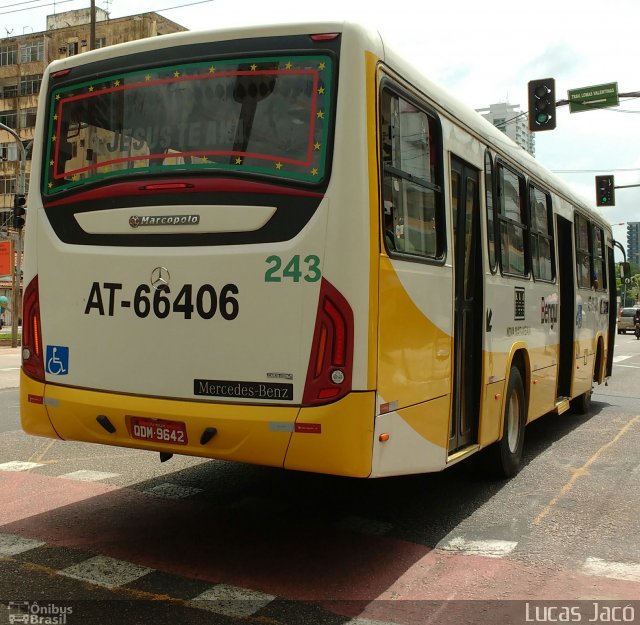 Empresa de Transportes Nova Marambaia AT-66406 na cidade de Belém, Pará, Brasil, por Lucas Jacó. Número da foto: #5232246.