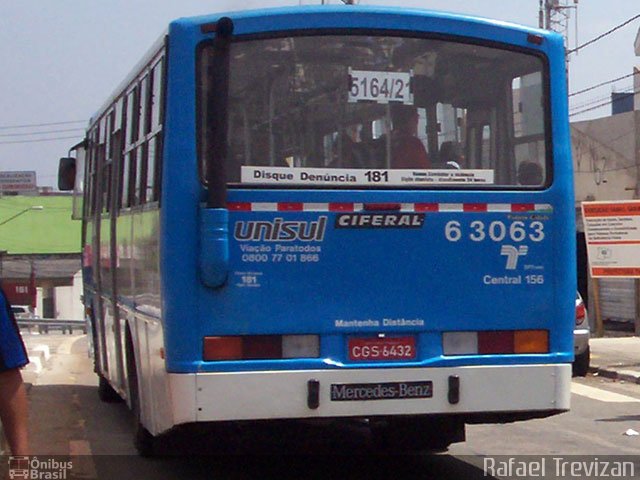 Viação Paratodos > São Jorge > Metropolitana São Paulo > Mobibrasil 6 3063 na cidade de São Paulo, São Paulo, Brasil, por Rafael Trevizan. Número da foto: #5229964.