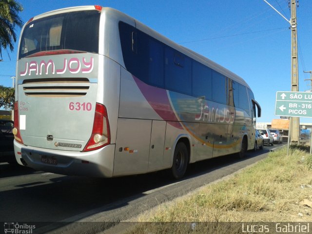 Viação Jam Joy 6310 na cidade de Teresina, Piauí, Brasil, por Lucas Gabriel. Número da foto: #5230888.