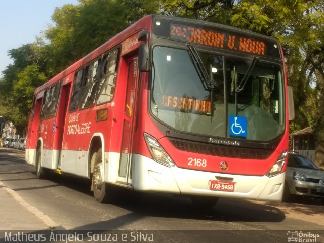 VTC - Viação Teresópolis Cavalhada 2168 na cidade de Porto Alegre, Rio Grande do Sul, Brasil, por Matheus Ângelo Souza e Silva. Número da foto: #5230325.