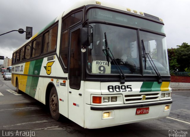 Empresa Gontijo de Transportes 8895 na cidade de Belo Horizonte, Minas Gerais, Brasil, por Luís Carlos Santinne Araújo. ID da foto: 5231859.