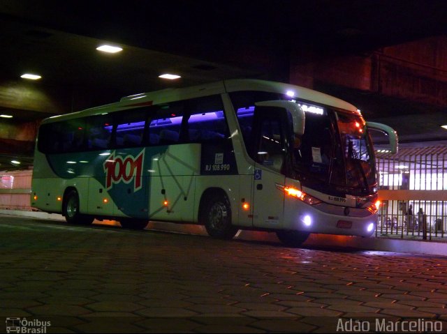 Auto Viação 1001 RJ 108.990 na cidade de Belo Horizonte, Minas Gerais, Brasil, por Adão Raimundo Marcelino. ID da foto: 5235127.