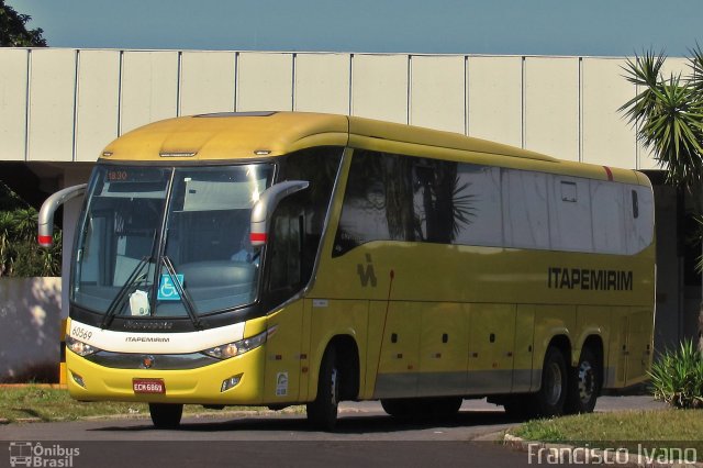 Viação Itapemirim 60569 na cidade de Ourinhos, São Paulo, Brasil, por Francisco Ivano. Número da foto: #5233316.