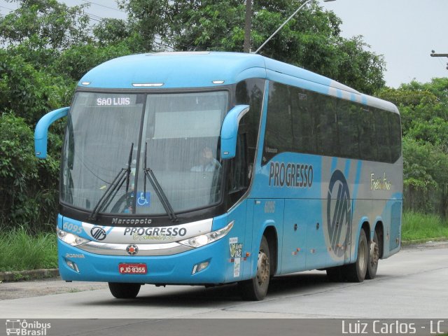 Auto Viação Progresso 6095 na cidade de Recife, Pernambuco, Brasil, por Luiz Carlos de Santana. Número da foto: #5233755.