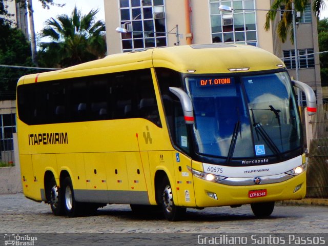 Viação Itapemirim 60665 na cidade de Governador Valadares, Minas Gerais, Brasil, por Graciliano Santos Passos. Número da foto: #5235228.