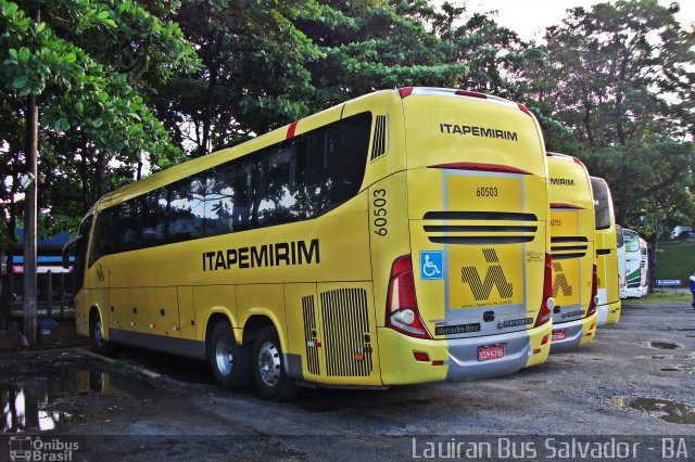 Viação Itapemirim 60503 na cidade de Salvador, Bahia, Brasil, por Mairan Santos. ID da foto: 5169012.