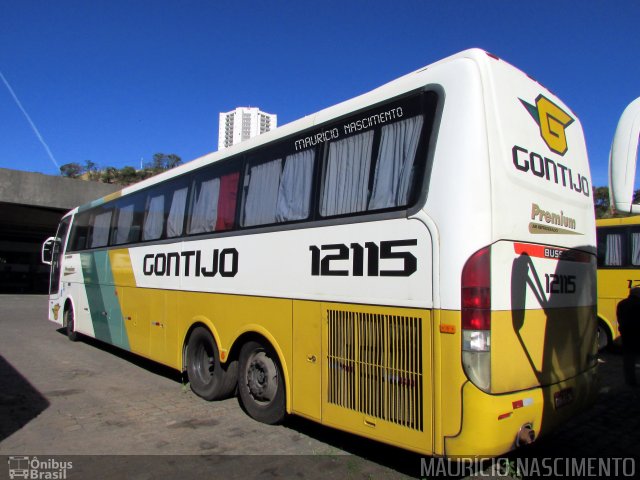 Empresa Gontijo de Transportes 12115 na cidade de Belo Horizonte, Minas Gerais, Brasil, por Maurício Nascimento. ID da foto: 5170544.