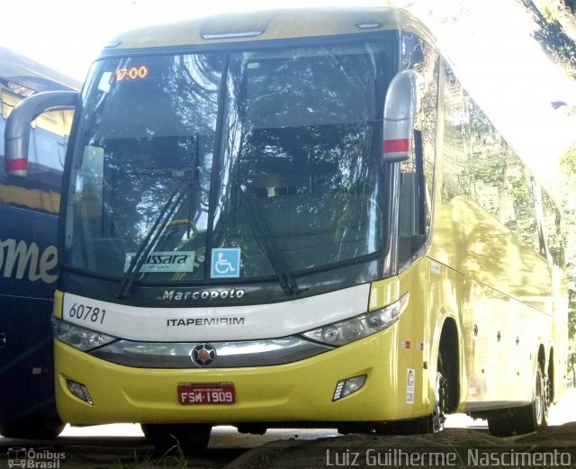 Viação Itapemirim 60781 na cidade de São Paulo, São Paulo, Brasil, por Luiz Guilherme  Nascimento. Número da foto: #5170724.