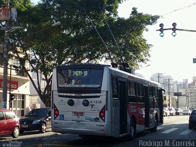 Himalaia Transportes > Ambiental Transportes Urbanos 4 1834 na cidade de São Paulo, São Paulo, Brasil, por Jonathan  Aguiar Correa. Número da foto: #5170708.
