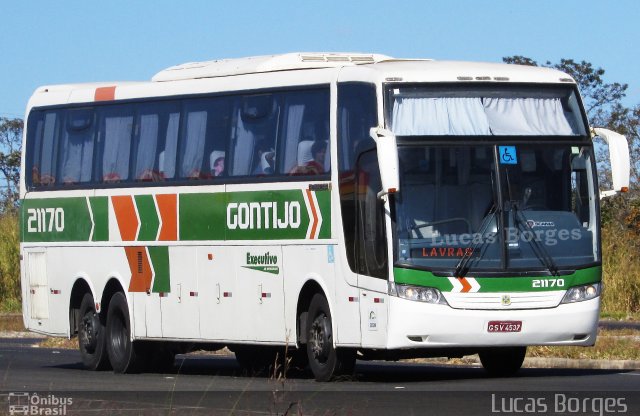 Empresa Gontijo de Transportes 21170 na cidade de Araxá, Minas Gerais, Brasil, por Lucas Borges . Número da foto: #5237482.