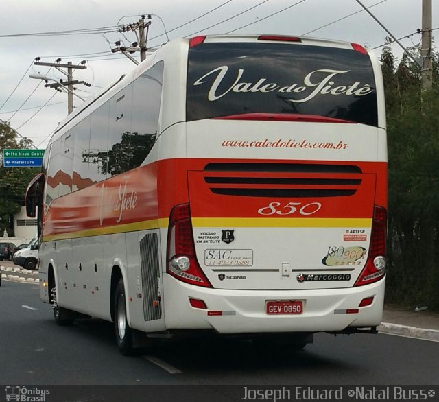 Viação Vale do Tietê 850 na cidade de Itu, São Paulo, Brasil, por Karlheinz de Souza e Araújo. ID da foto: 5237518.