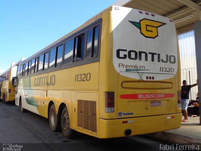 Empresa Gontijo de Transportes 11320 na cidade de Belo Horizonte, Minas Gerais, Brasil, por Fabri Ferreira. ID da foto: 5237347.