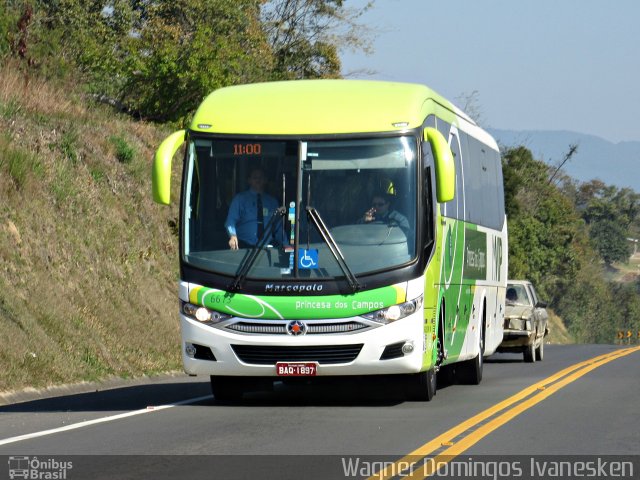 Expresso Princesa dos Campos 6673 na cidade de Prudentópolis, Paraná, Brasil, por Wagner Domingos Ivanesken. ID da foto: 5236078.