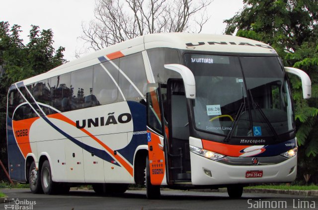 Expresso União 10262 na cidade de Vitória, Espírito Santo, Brasil, por Saimom  Lima. ID da foto: 5236557.