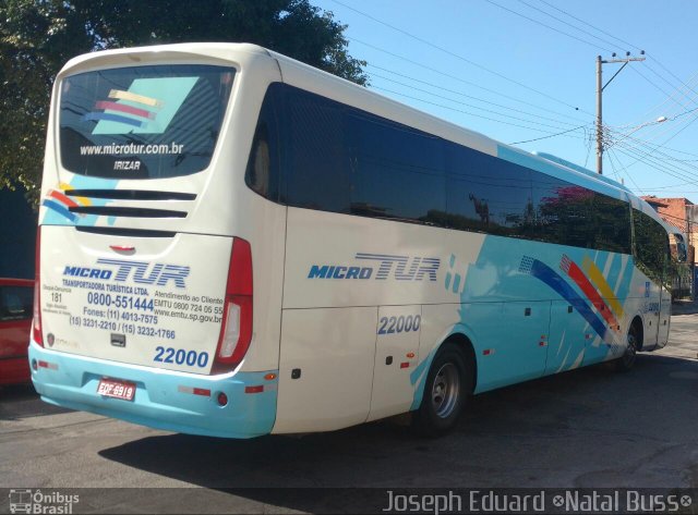 Microtur Transportadora Turística 22000 na cidade de Itu, São Paulo, Brasil, por Karlheinz de Souza e Araújo. ID da foto: 5236646.