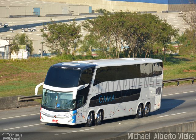 Auto Viação Catarinense 3709 na cidade de Barueri, São Paulo, Brasil, por Michael  Alberto Vieira. ID da foto: 5236851.