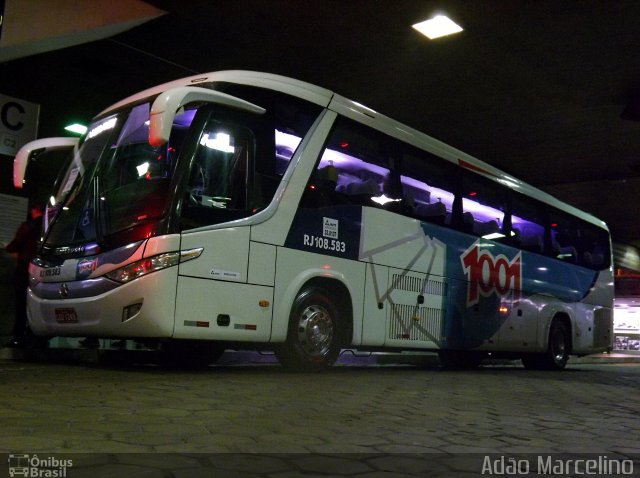 Auto Viação 1001 RJ 108.583 na cidade de Belo Horizonte, Minas Gerais, Brasil, por Adão Raimundo Marcelino. ID da foto: 5238030.