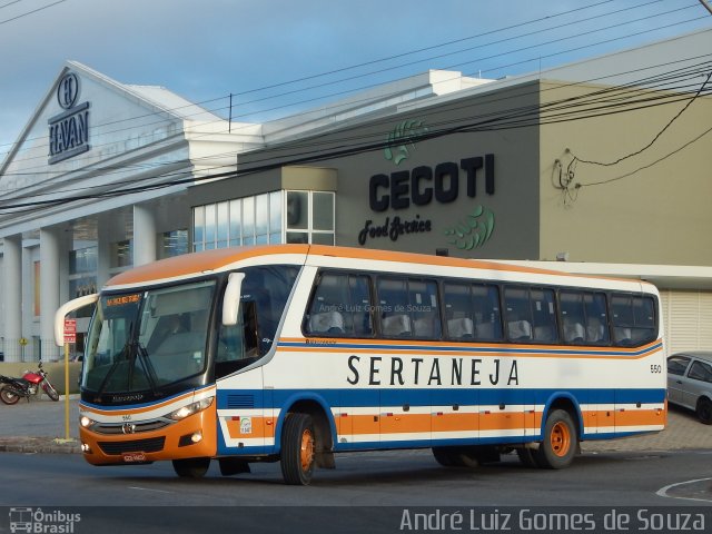 Viação Sertaneja 550 na cidade de Juiz de Fora, Minas Gerais, Brasil, por André Luiz Gomes de Souza. ID da foto: 5237795.