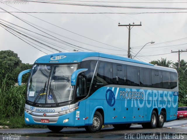 Auto Viação Progresso 6155 na cidade de Recife, Pernambuco, Brasil, por Eric Oliveira. Número da foto: #5238630.