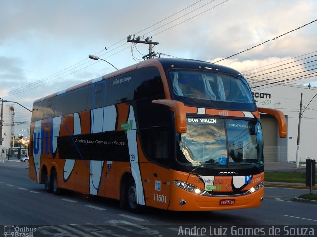 UTIL - União Transporte Interestadual de Luxo 11501 na cidade de Juiz de Fora, Minas Gerais, Brasil, por André Luiz Gomes de Souza. Número da foto: #5240023.