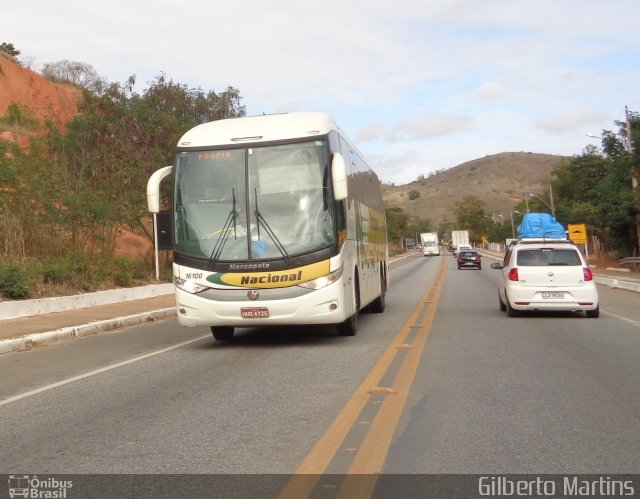 Viação Nacional 16100 na cidade de Frei Inocêncio, Minas Gerais, Brasil, por Gilberto Martins. ID da foto: 5240258.