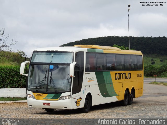 Empresa Gontijo de Transportes 12020 na cidade de João Monlevade, Minas Gerais, Brasil, por Antonio Carlos Fernandes. ID da foto: 5239033.