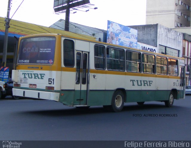 TURF - Transportes Urbanos Rurais Fragata 51 na cidade de Pelotas, Rio Grande do Sul, Brasil, por Felipe Ferreira Ribeiro. Número da foto: #5238672.