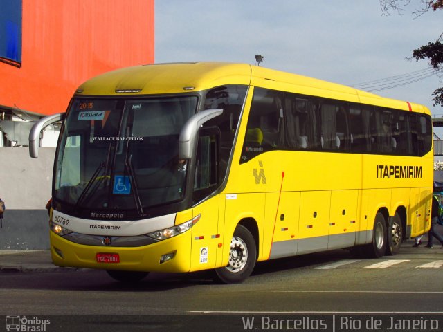 Viação Itapemirim 60769 na cidade de Rio de Janeiro, Rio de Janeiro, Brasil, por Wallace Barcellos. Número da foto: #5240485.