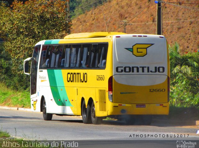 Empresa Gontijo de Transportes 12660 na cidade de Manhuaçu, Minas Gerais, Brasil, por Athos Lauriano do Prado. ID da foto: 5239415.