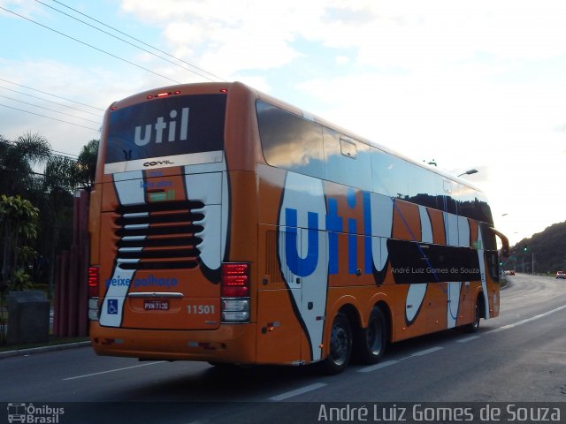 UTIL - União Transporte Interestadual de Luxo 11501 na cidade de Juiz de Fora, Minas Gerais, Brasil, por André Luiz Gomes de Souza. ID da foto: 5240041.